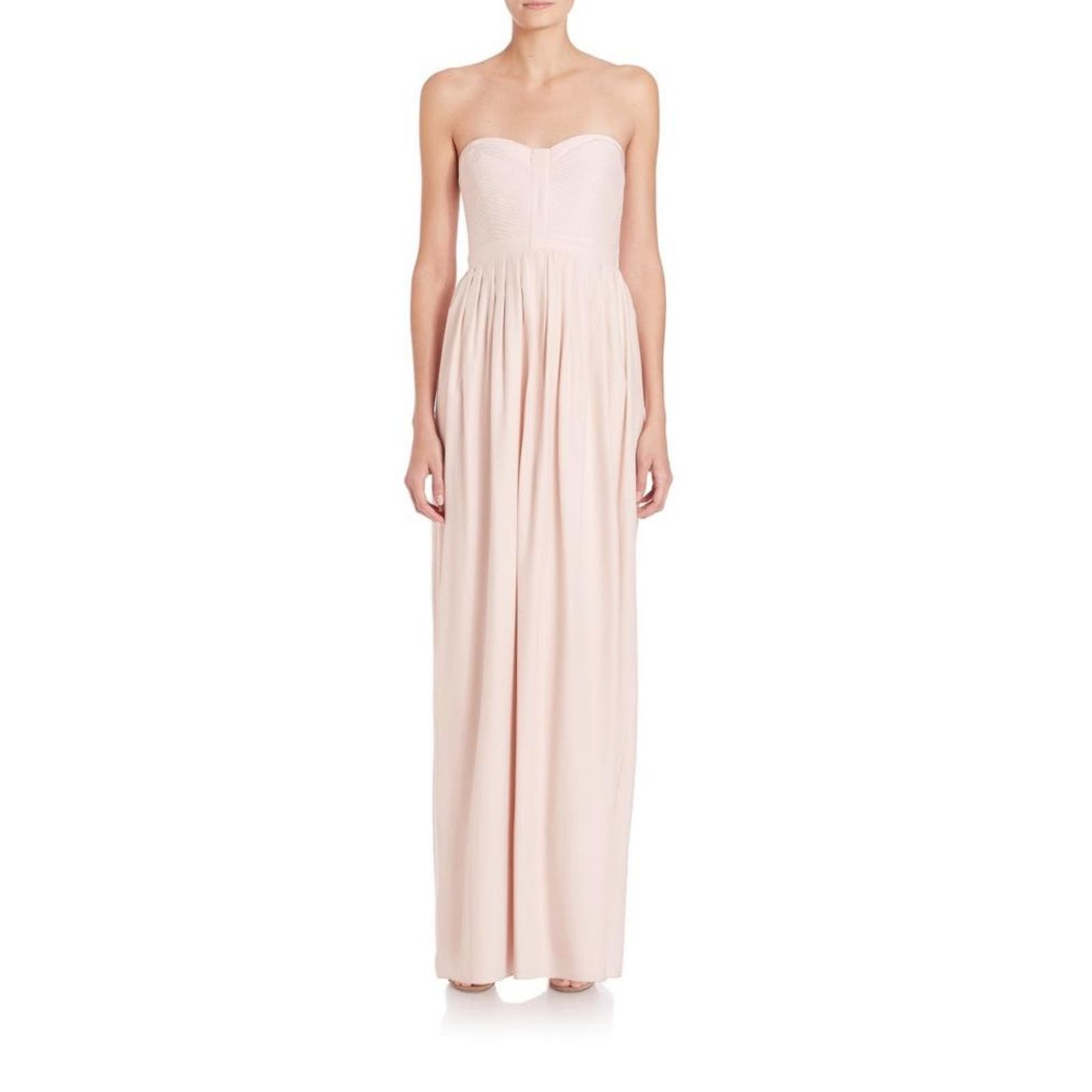 Parker Pink Bayou Strapless Formal Dress, Xtra Small